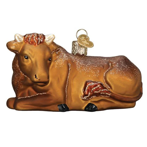 Ox Ornament by Old World Christmas - Image 3