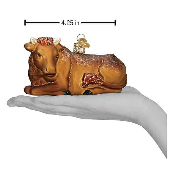 Ox Ornament by Old World Christmas - Image 6