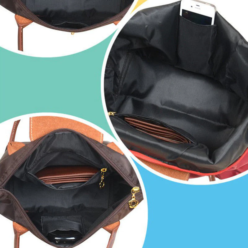 Oxford Shoulder Bag for Women Luxury Handbag Spacious Everyday Tote - Image 2