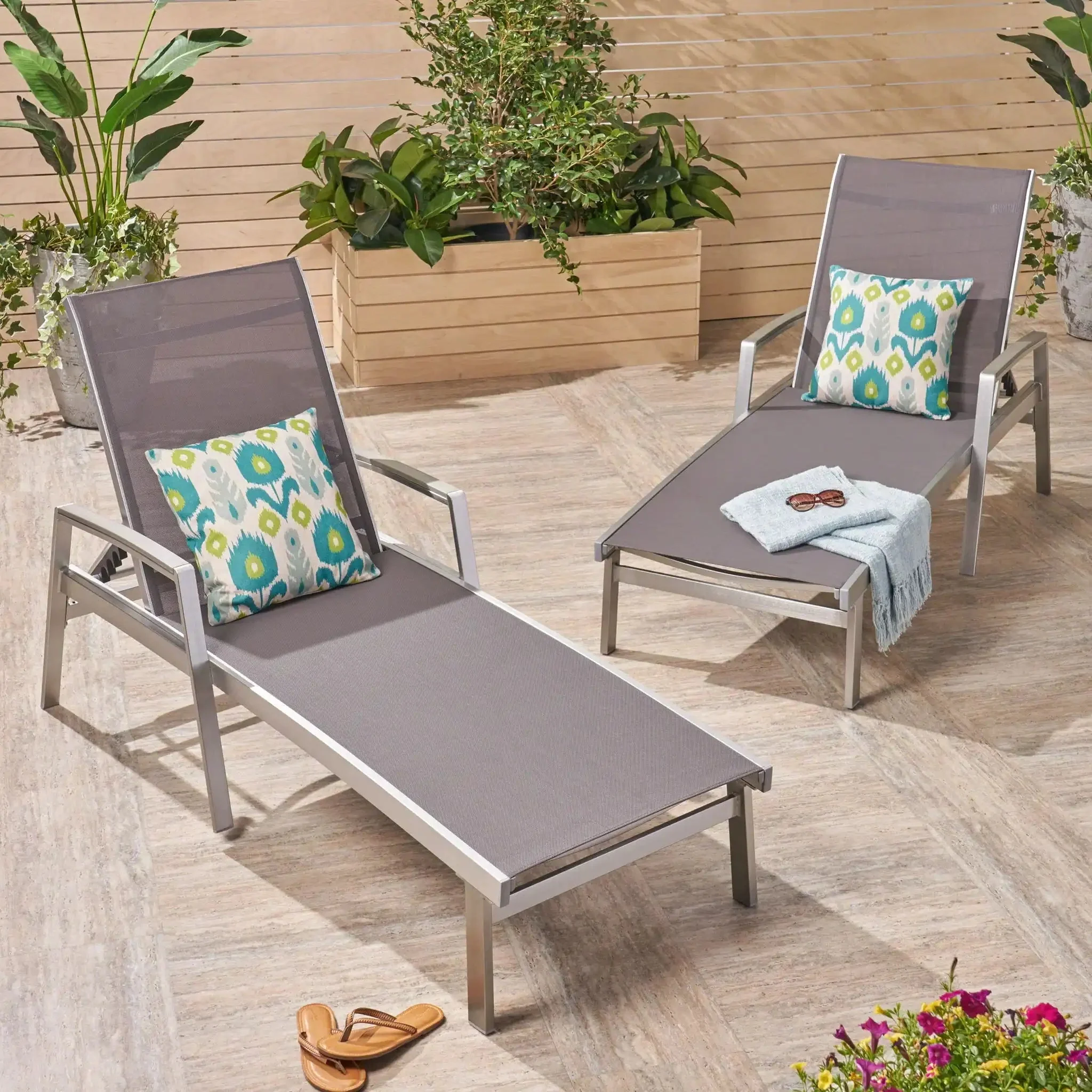Oxton - Chaise Lounge Stylish Outdoor Seating - Image 2
