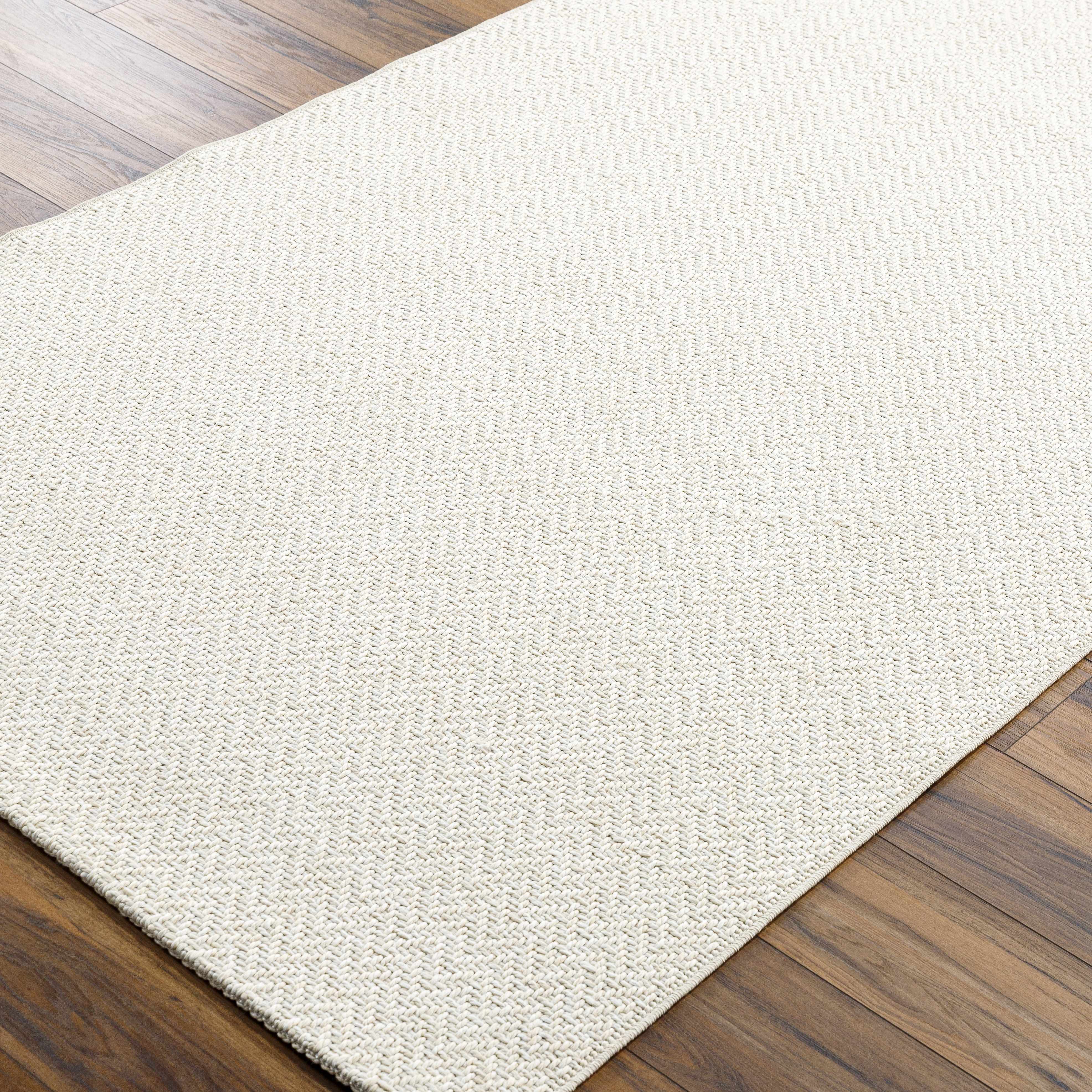 Ozzie Textured Ivory Area Rug - Image 7
