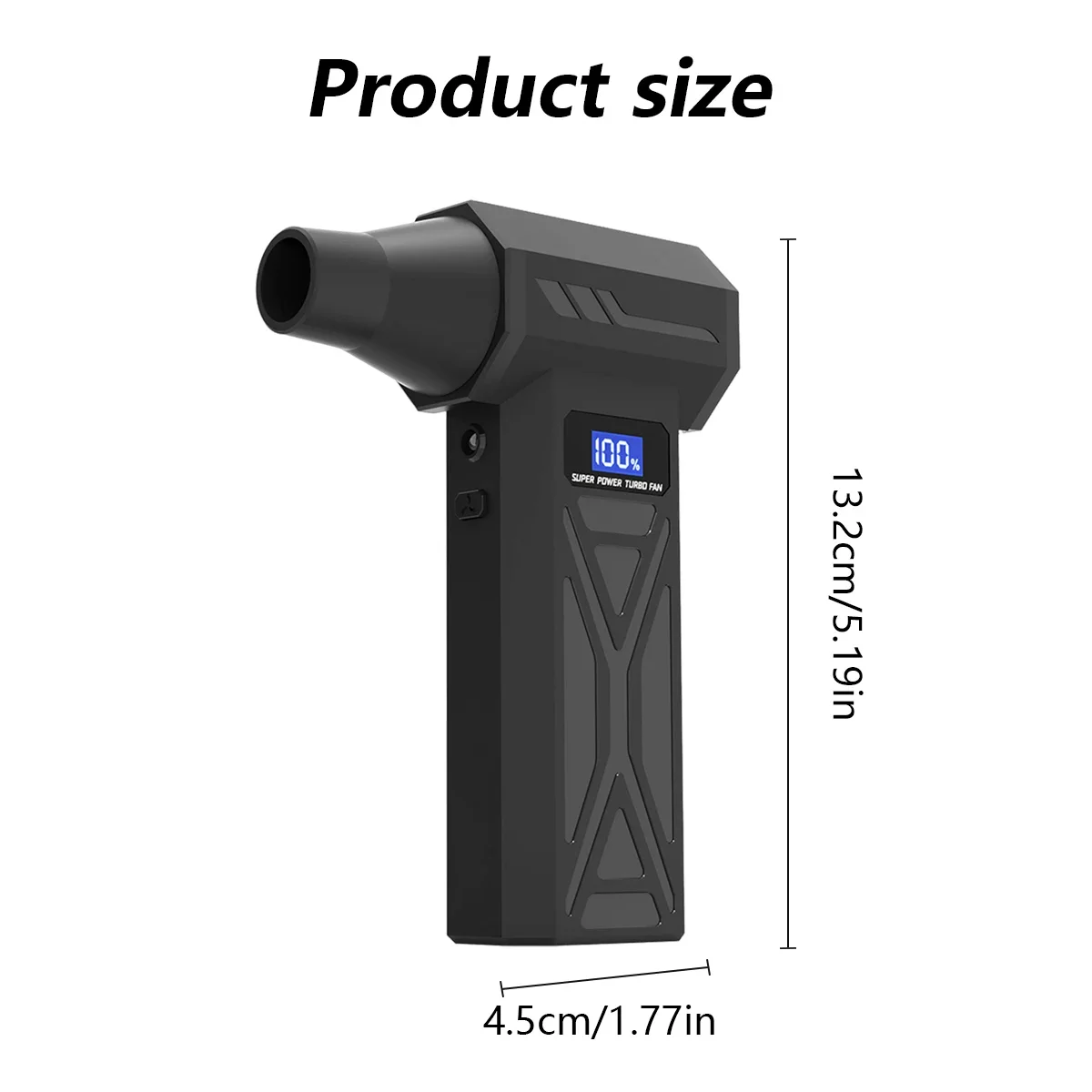 P70 Air Duster 110000RPM Turbo Blower – Cordless Compressed Air Cleaner with LED - Image 2