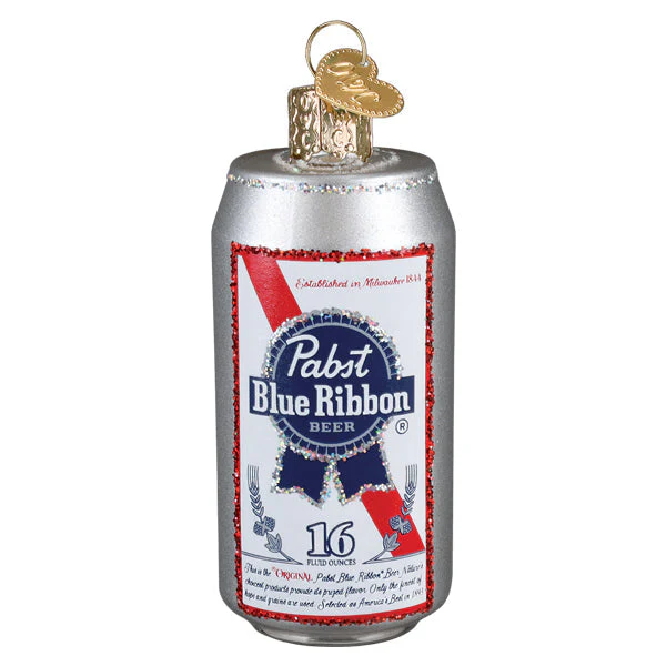 Pabst Blue Ribbon Beer Can Ornament - Image 2