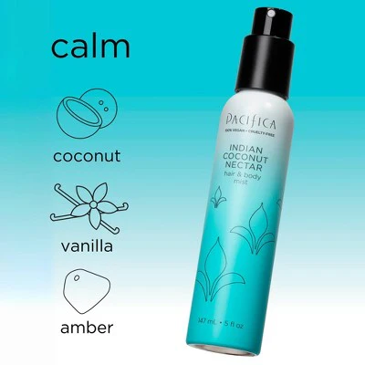 Pacifica Hair and Body Mist Indian Coconut Nectar 5 fl oz - Image 3