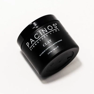 Pacinos Matte Clay 4oz - Strong Hold Texturizing Hair Clay - Image 5