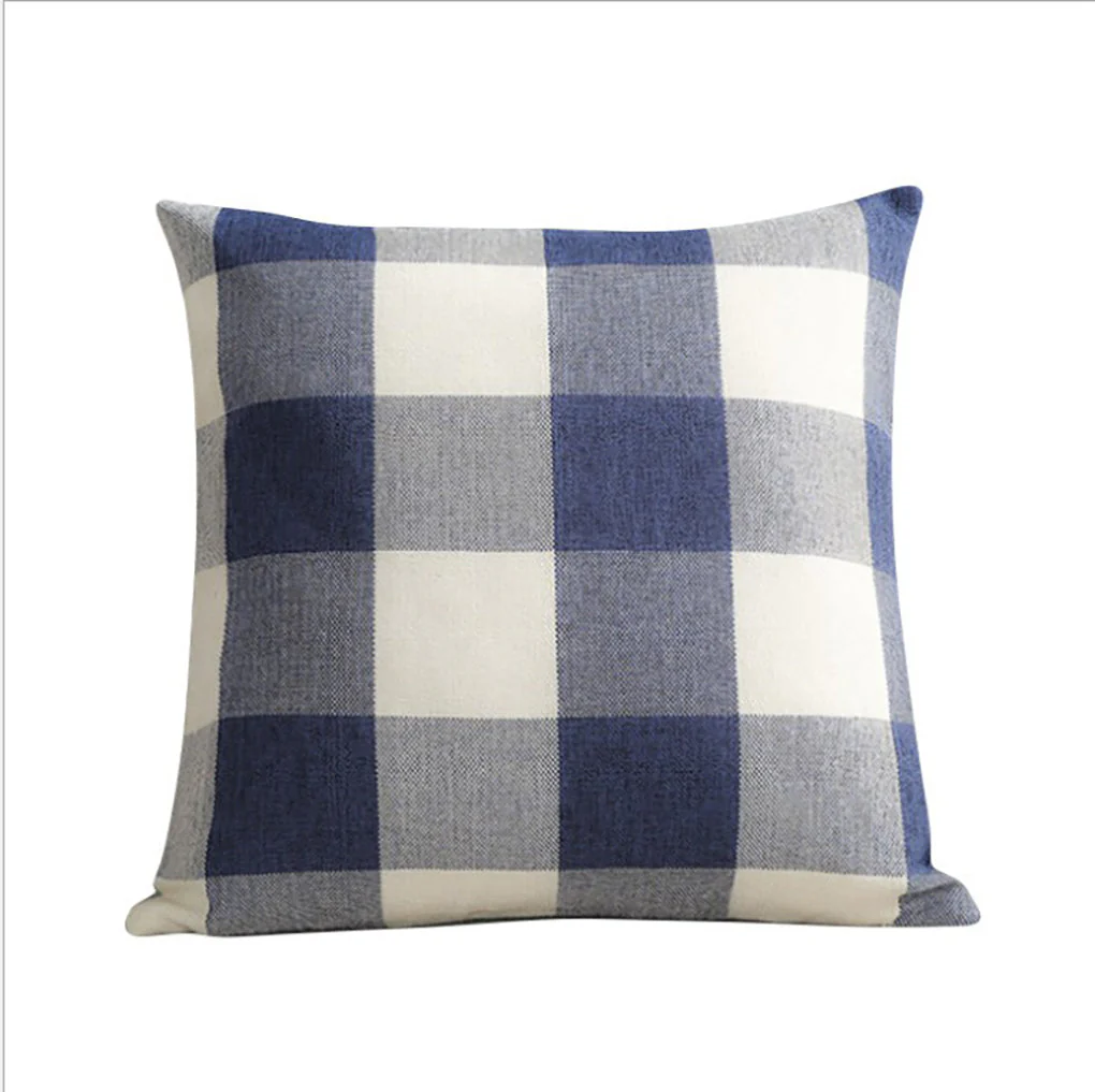 Pack of 1 buffalo-check throw pillow (cover and insert) size 18"x18 with 450g insert - Image 18
