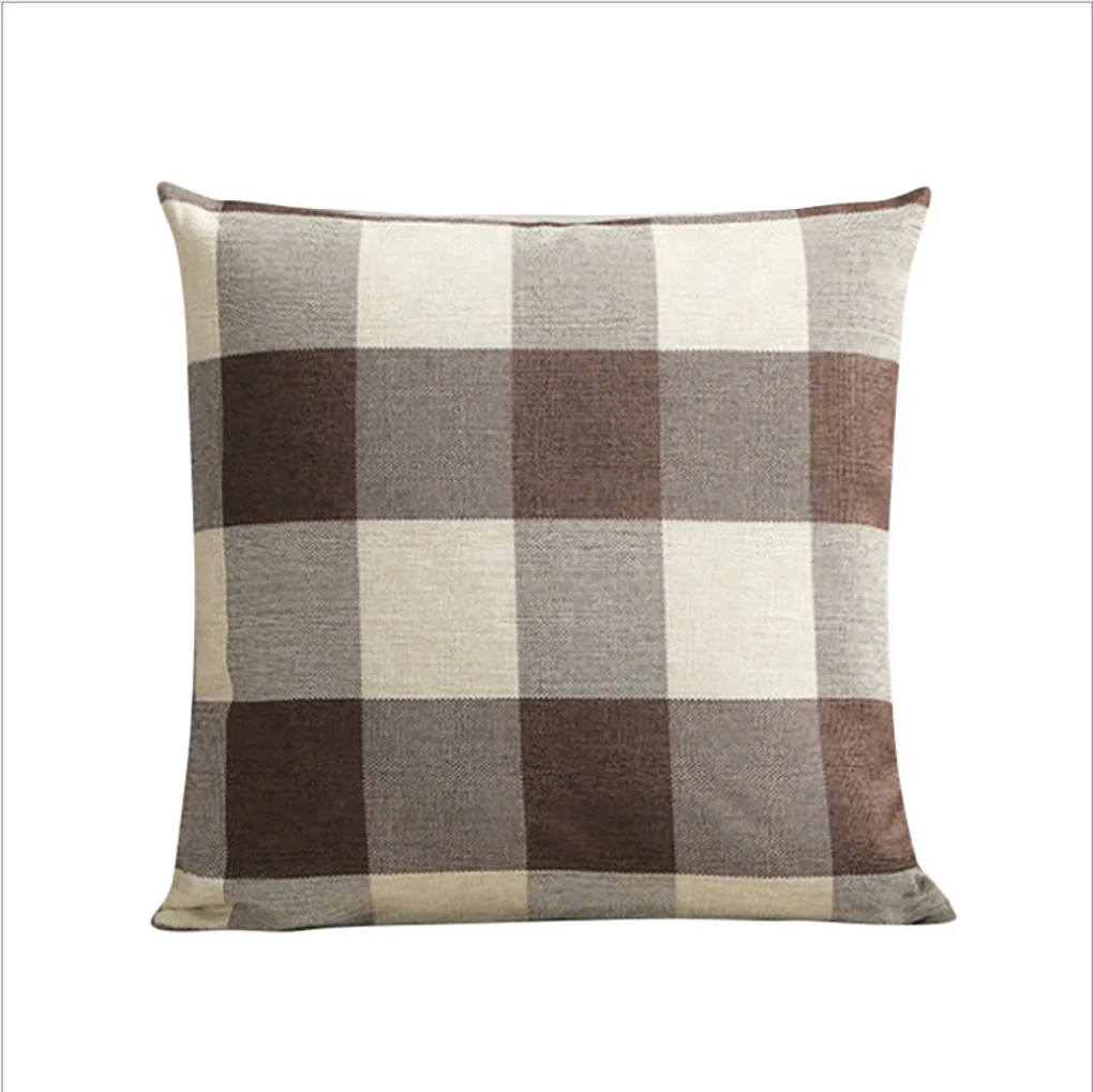 Pack of 1 buffalo-check throw pillow (cover and insert) size 18"x18 with 450g insert - Image 20
