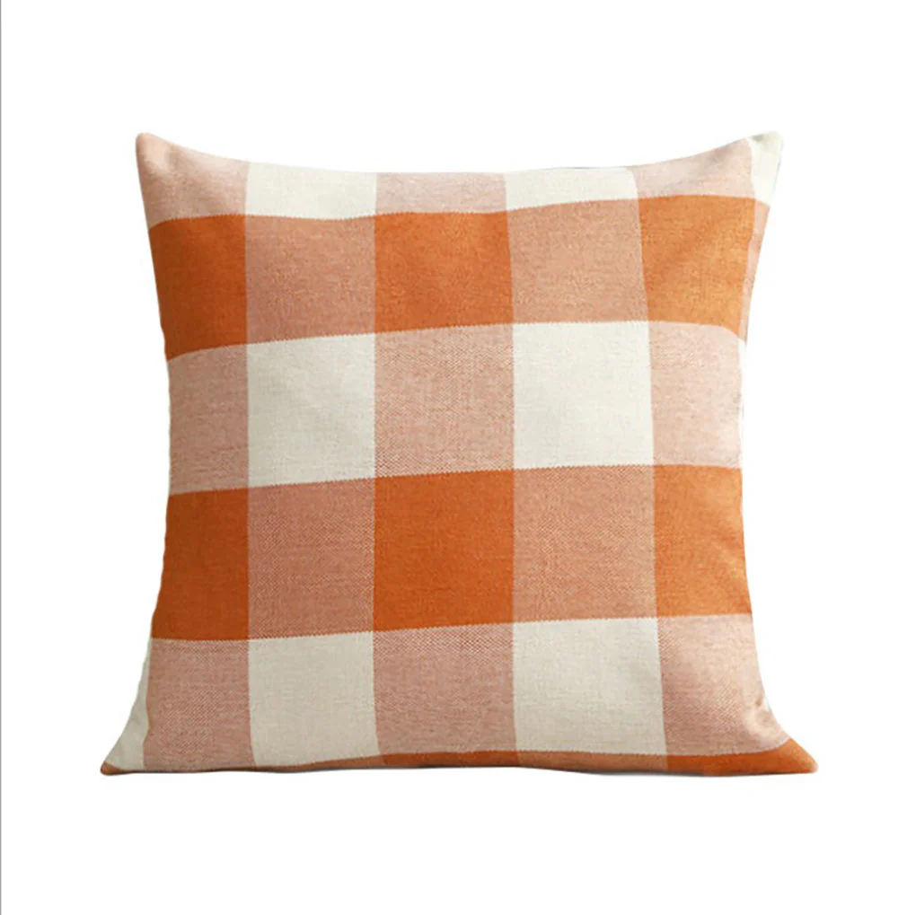 Pack of 1 buffalo-check throw pillow (cover and insert) size 18"x18 with 450g insert - Image 23