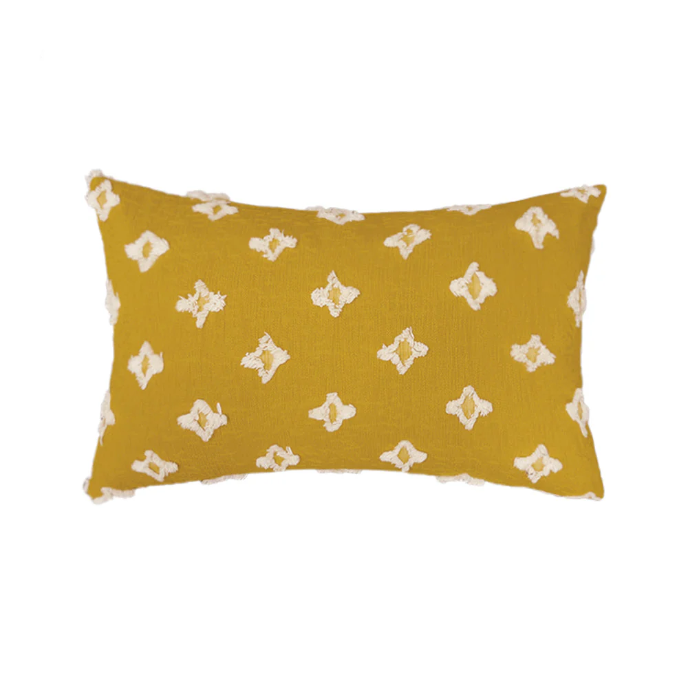 Pack of 1 Flower Tufted Pillow Embroidered Daisy flower 3 size options pack of 1 throw pillow - Image 13