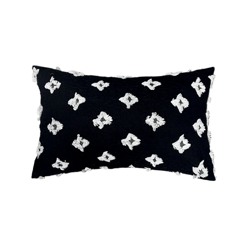 Pack of 1 Flower Tufted Pillow Embroidered Daisy flower 3 size options pack of 1 throw pillow - Image 19
