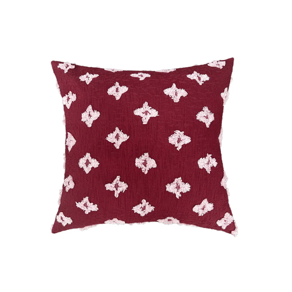 Pack of 1 Flower Tufted Pillow Embroidered Daisy flower 3 size options pack of 1 throw pillow - Image 5
