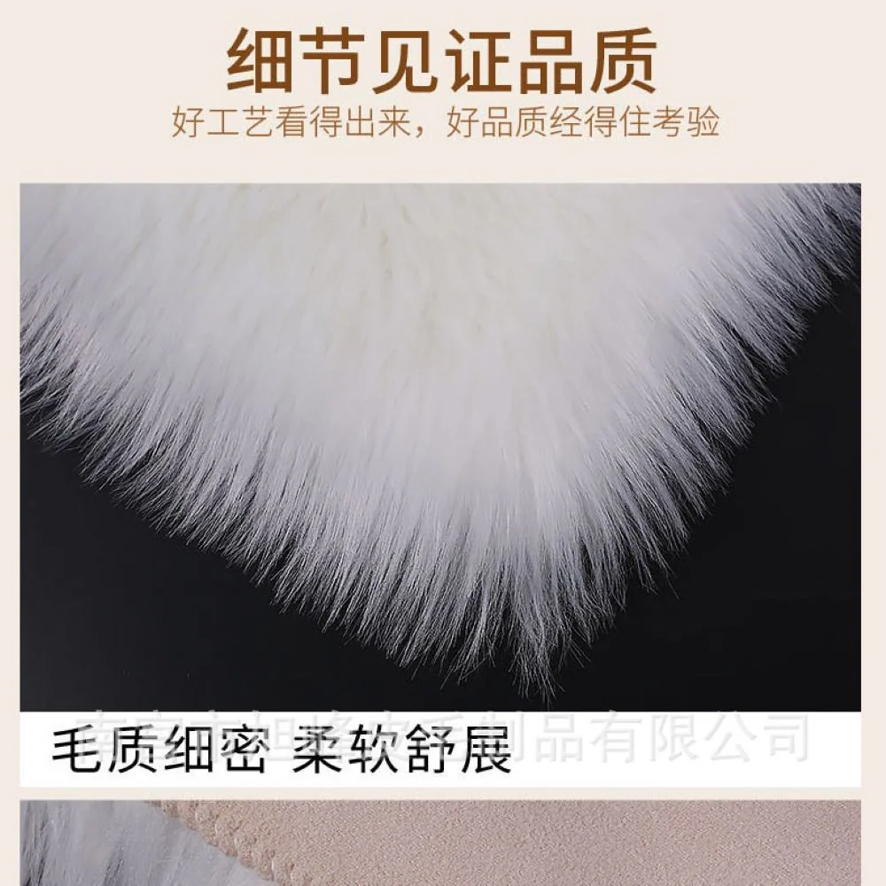 Pack of 1 Furry fur (front) Faux (back) pillow 3 sizes and colors options, Blue, fur, 18X18 – Fancy & Stacy - Image 13