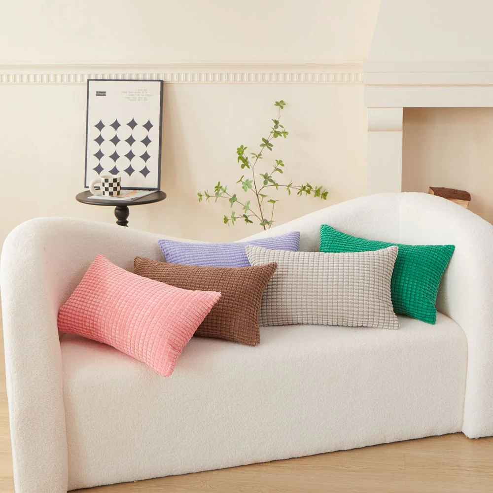 Pack of 1 Polyester Blend soft hand feeling Throw Pillow (With insert)  size 18"x18" or 12"x20" - Image 15