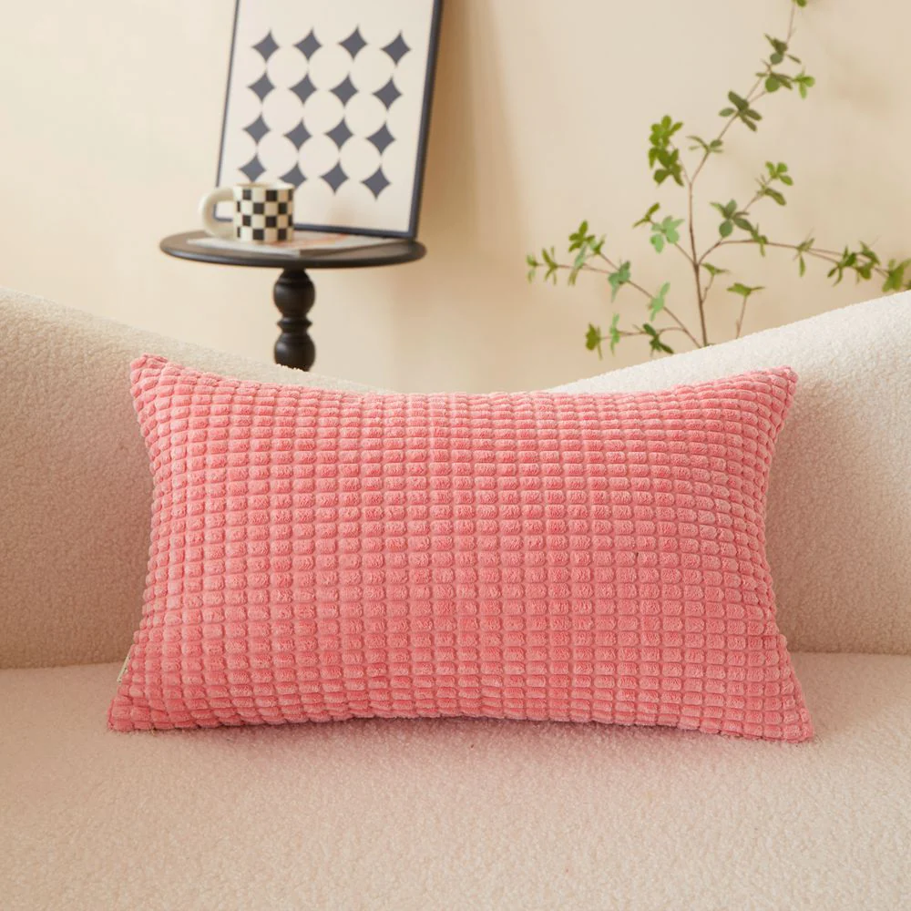 Pack of 1 Polyester Blend soft hand feeling Throw Pillow (With insert)  size 18"x18" or 12"x20" - Image 23