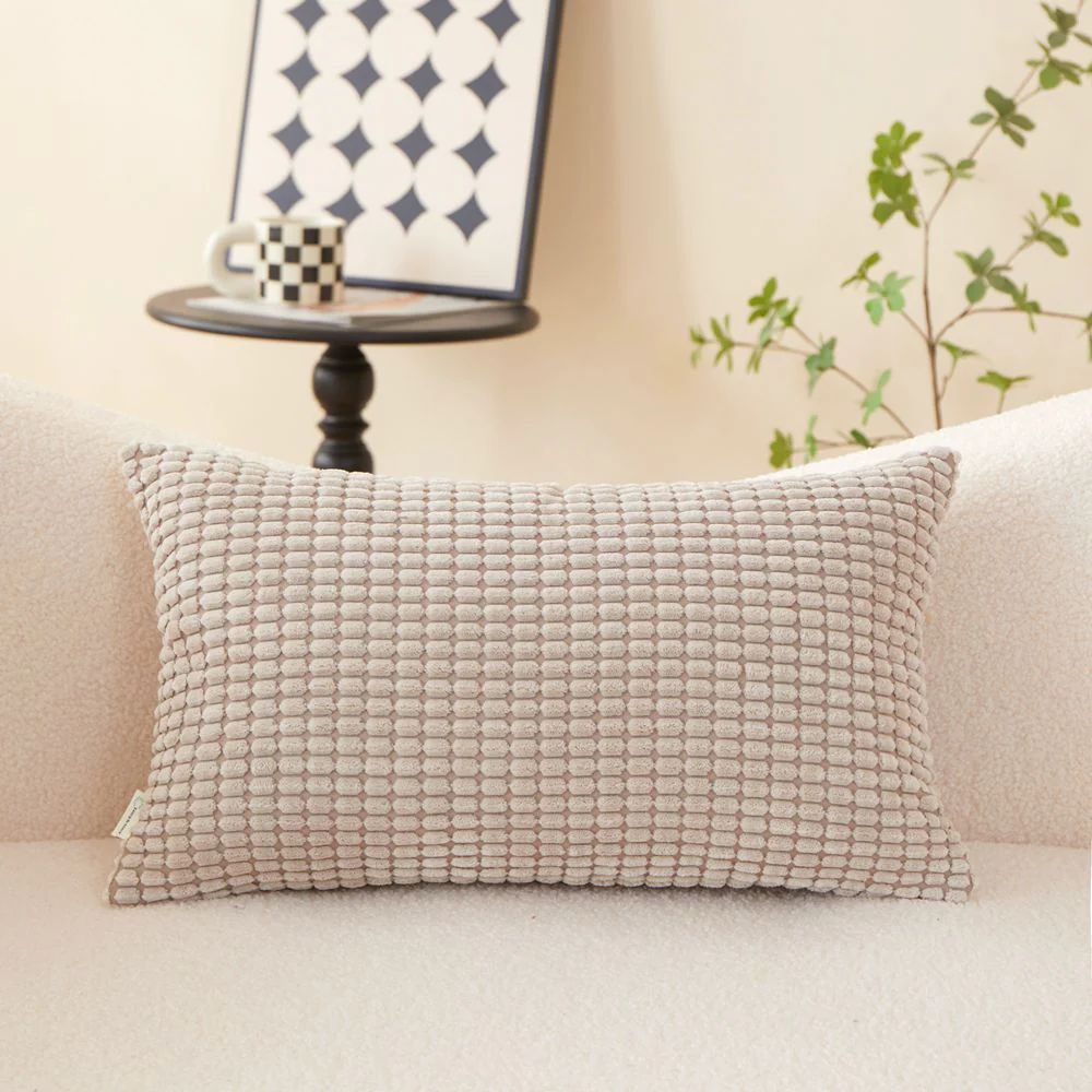 Pack of 1 Polyester Blend soft hand feeling Throw Pillow (With insert)  size 18"x18" or 12"x20" - Image 24