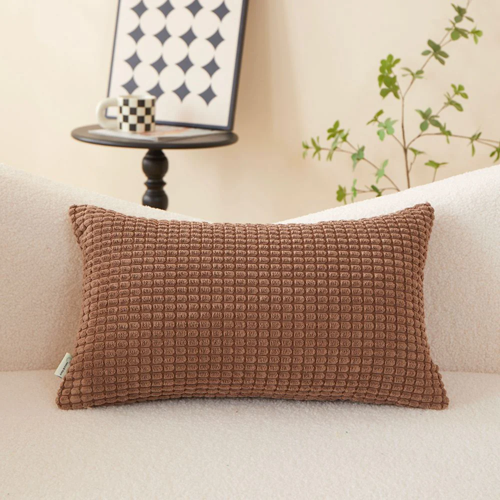 Pack of 1 Polyester Blend soft hand feeling Throw Pillow (With insert)  size 18"x18" or 12"x20" - Image 25