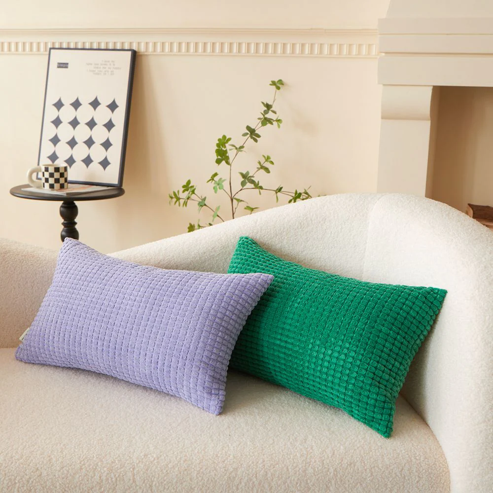 Pack of 1 Polyester Blend soft hand feeling Throw Pillow (With insert)  size 18"x18" or 12"x20" - Image 28