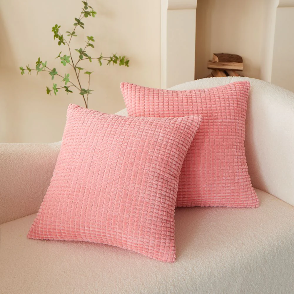 Pack of 1 Polyester Blend soft hand feeling Throw Pillow (With insert)  size 18"x18" or 12"x20" - Image 5