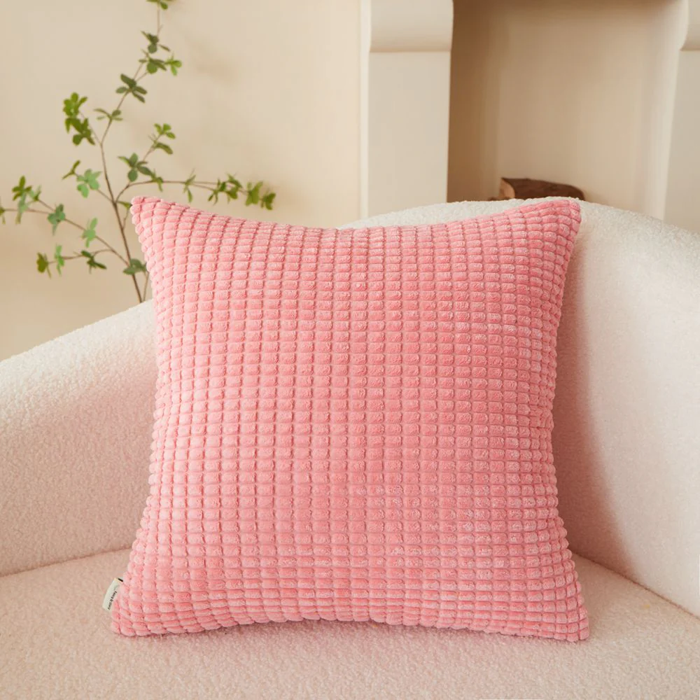 Pack of 1 Polyester Blend soft hand feeling Throw Pillow (With insert)  size 18"x18" or 12"x20" - Image 9
