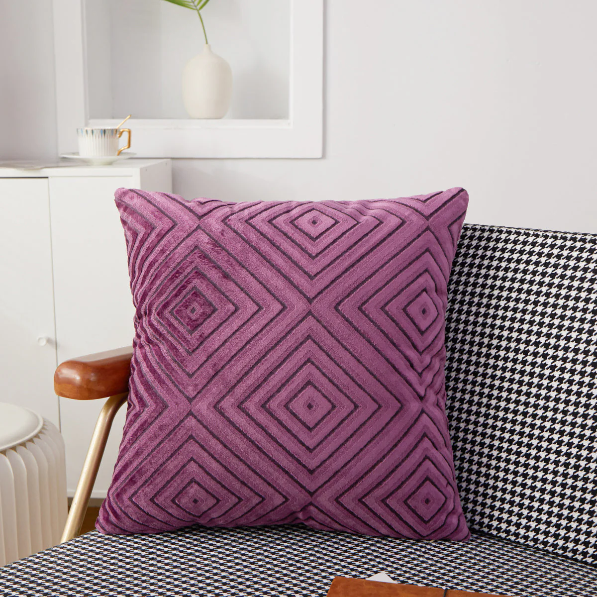 Pack of 1 Soft Warm Decorative Throw Pillow (With 450g Insert)18x18 inches, pack of 1 throw pillow - Image 12