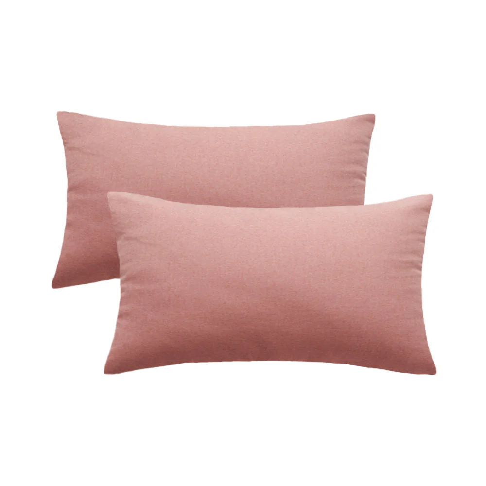 Pack of 1 Solid Color Outdoor Waterproof Throw Pillow Square 18"x18" or Rectangle 12"x20" - Image 105
