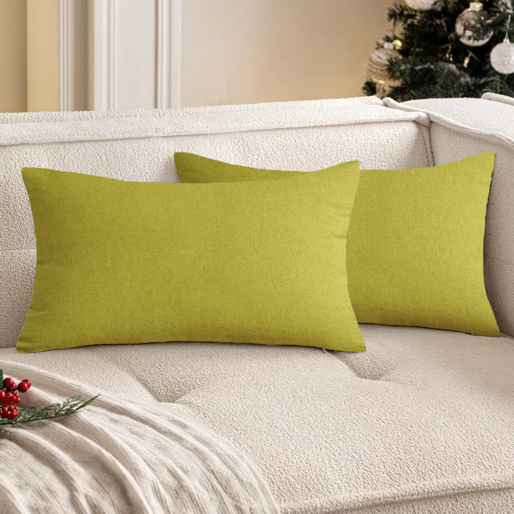 Pack of 1 Solid Color Outdoor Waterproof Throw Pillow Square 18"x18" or Rectangle 12"x20" - Image 116