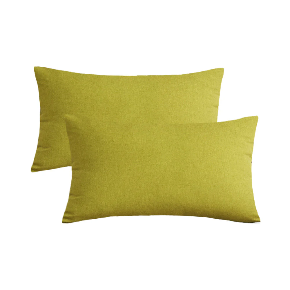 Pack of 1 Solid Color Outdoor Waterproof Throw Pillow Square 18"x18" or Rectangle 12"x20" - Image 118