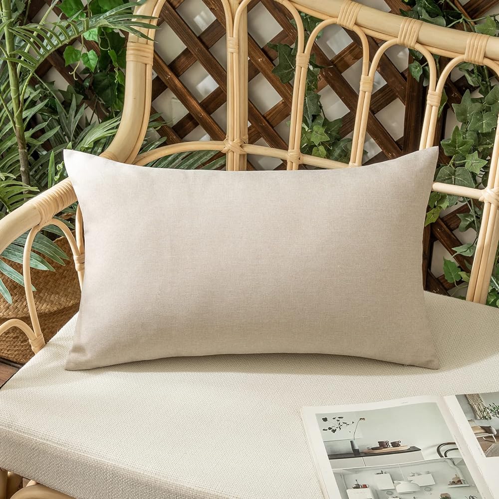 Pack of 1 Solid Color Outdoor Waterproof Throw Pillow Square 18"x18" or Rectangle 12"x20" - Image 12