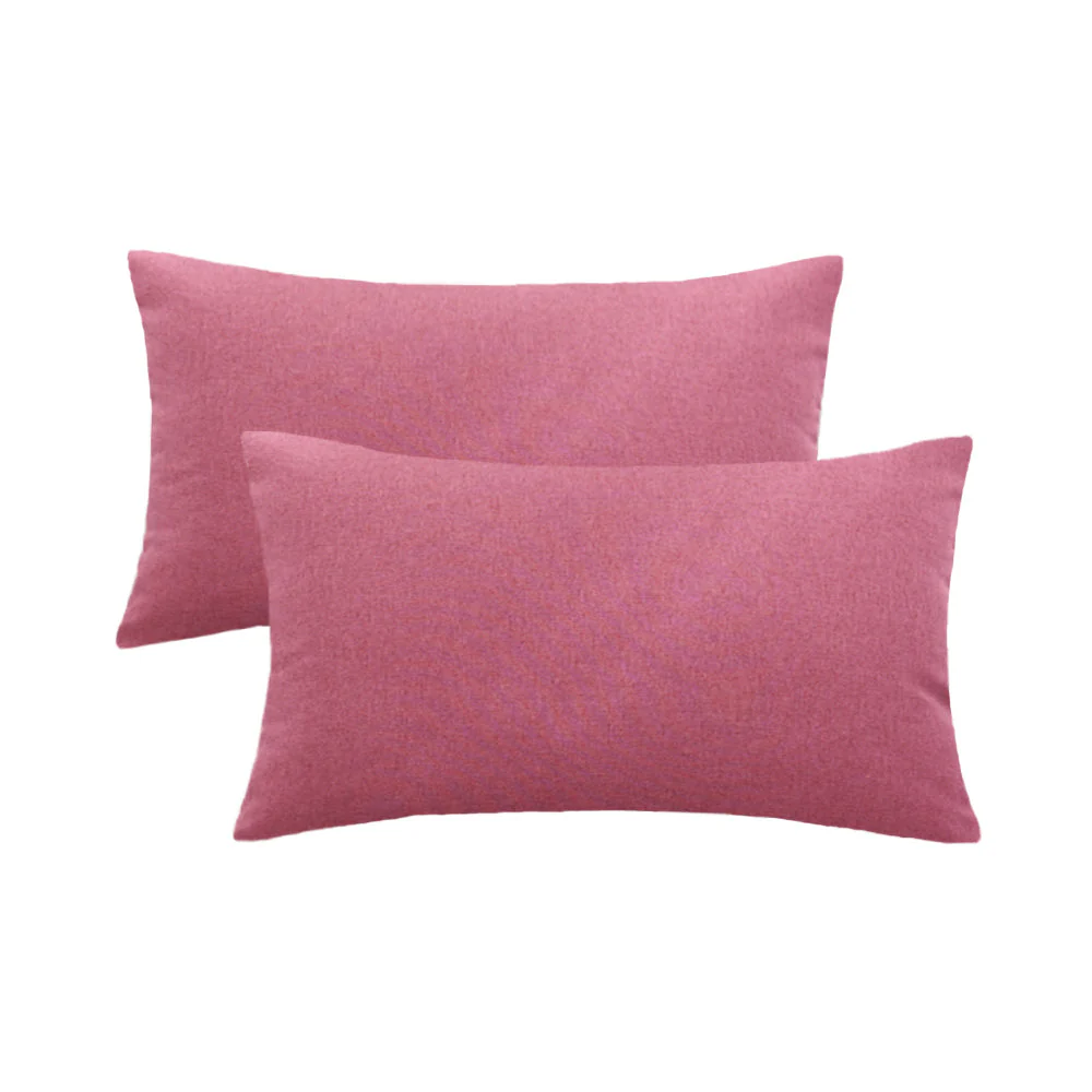 Pack of 1 Solid Color Outdoor Waterproof Throw Pillow Square 18"x18" or Rectangle 12"x20" - Image 121