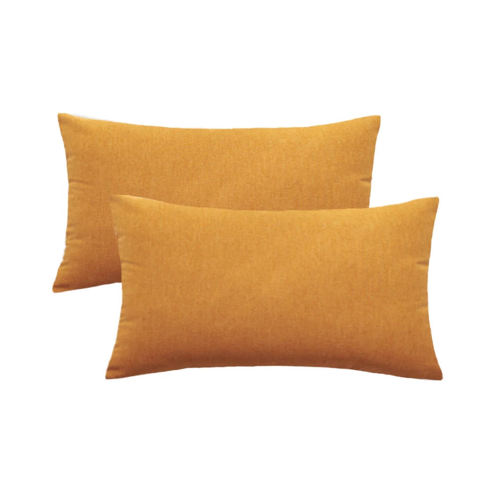 Pack of 1 Solid Color Outdoor Waterproof Throw Pillow Square 18"x18" or Rectangle 12"x20" - Image 127