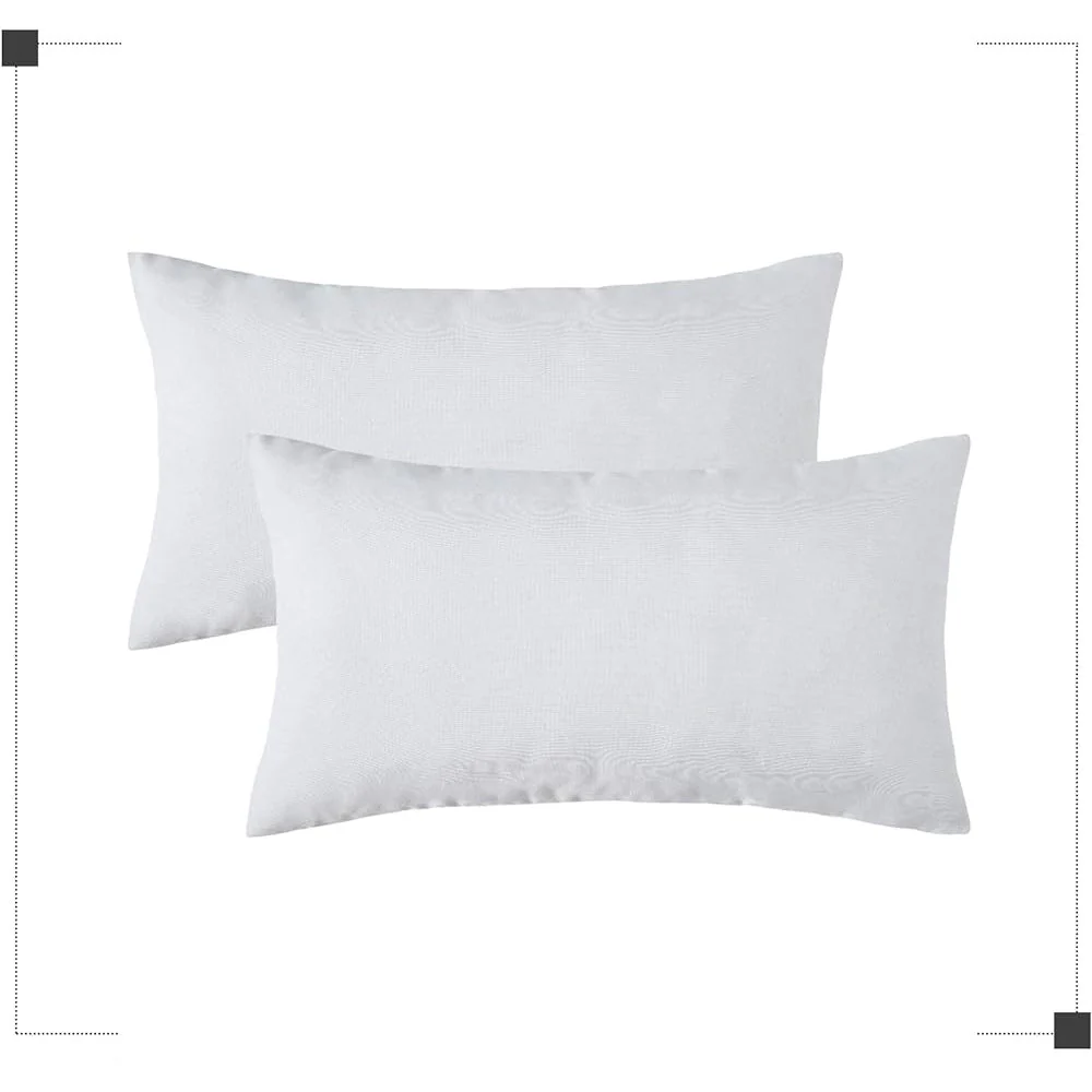 Pack of 1 Solid Color Outdoor Waterproof Throw Pillow Square 18"x18" or Rectangle 12"x20" - Image 139