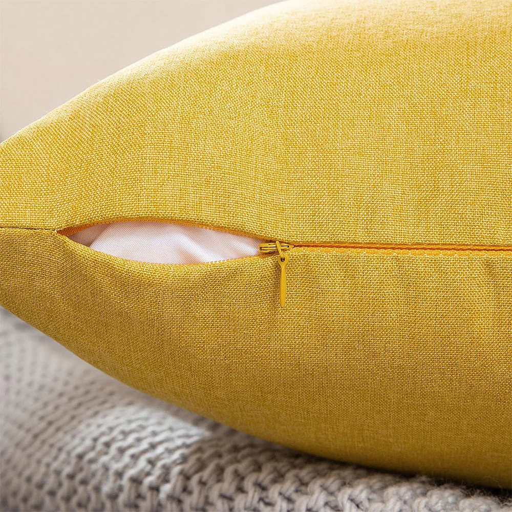 Pack of 1 Solid Color Outdoor Waterproof Throw Pillow Square 18"x18" or Rectangle 12"x20" - Image 147
