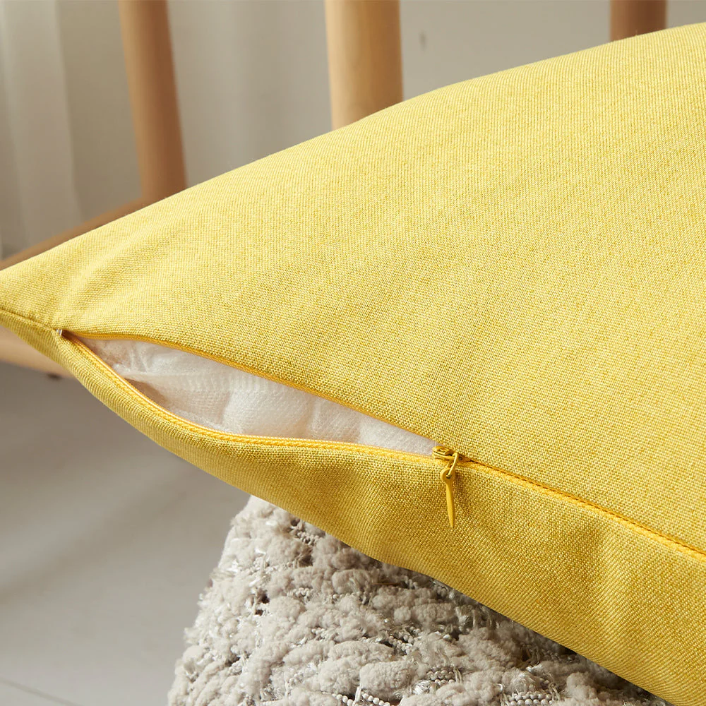 Pack of 1 Solid Color Outdoor Waterproof Throw Pillow Square 18"x18" or Rectangle 12"x20" - Image 27