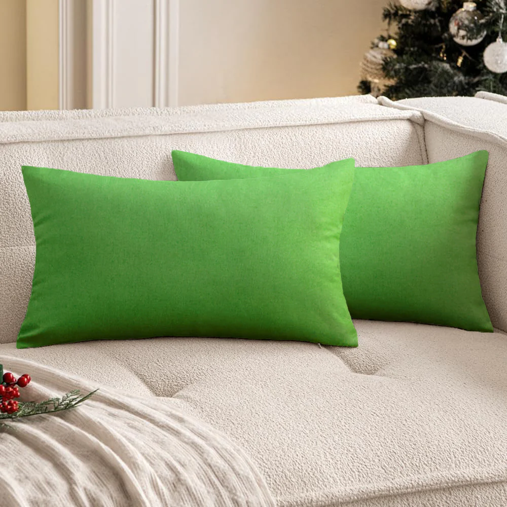 Pack of 1 Solid Color Outdoor Waterproof Throw Pillow Square 18"x18" or Rectangle 12"x20" - Image 88