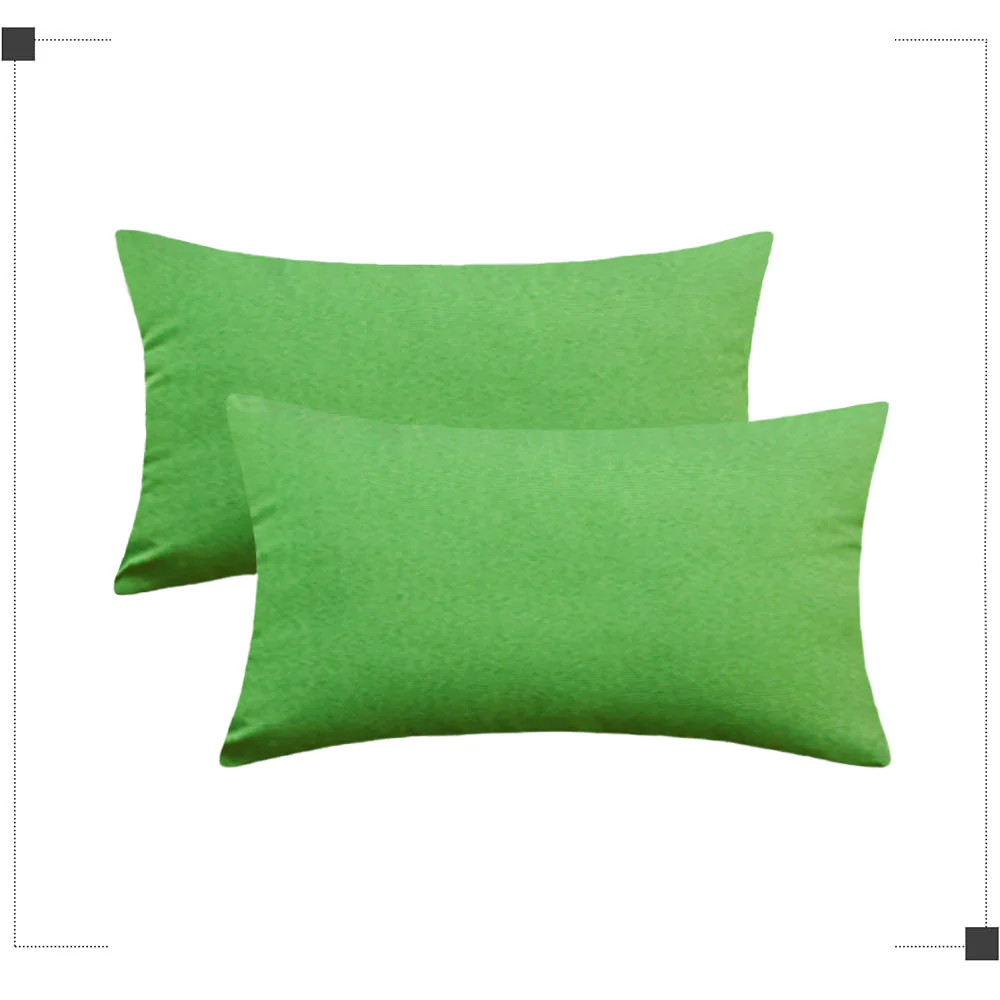 Pack of 1 Solid Color Outdoor Waterproof Throw Pillow Square 18"x18" or Rectangle 12"x20" - Image 89