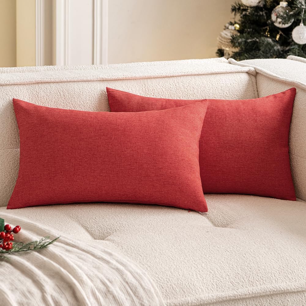 Pack of 1 Solid Color Outdoor Waterproof Throw Pillow Square 18"x18" or Rectangle 12"x20" - Image 90