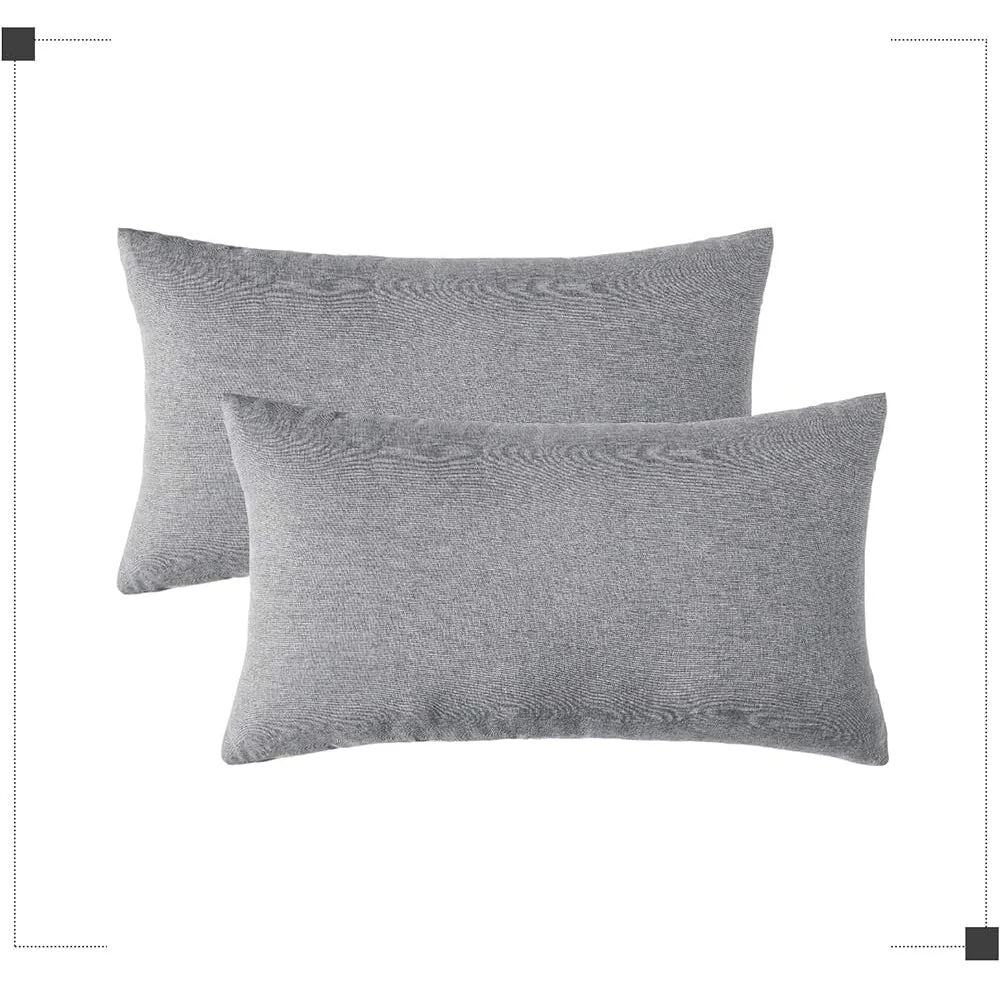 Pack of 1 Solid Color Outdoor Waterproof Throw Pillow Square 18"x18" or Rectangle 12"x20" - Image 97