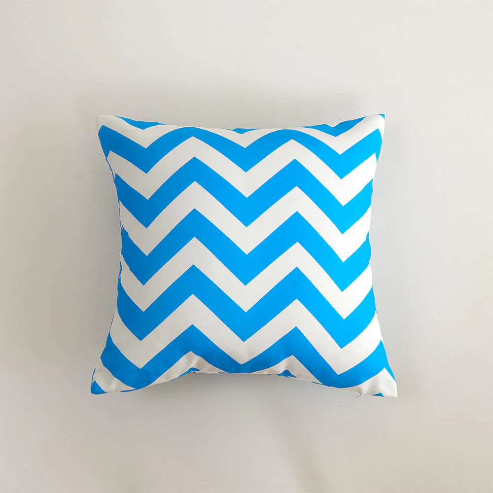 Pack of 1 Stripes/Waving Outdoor Waterproof Throw Pillow  (With Insert ) size 12"x20" or 18"x18" - Image 8