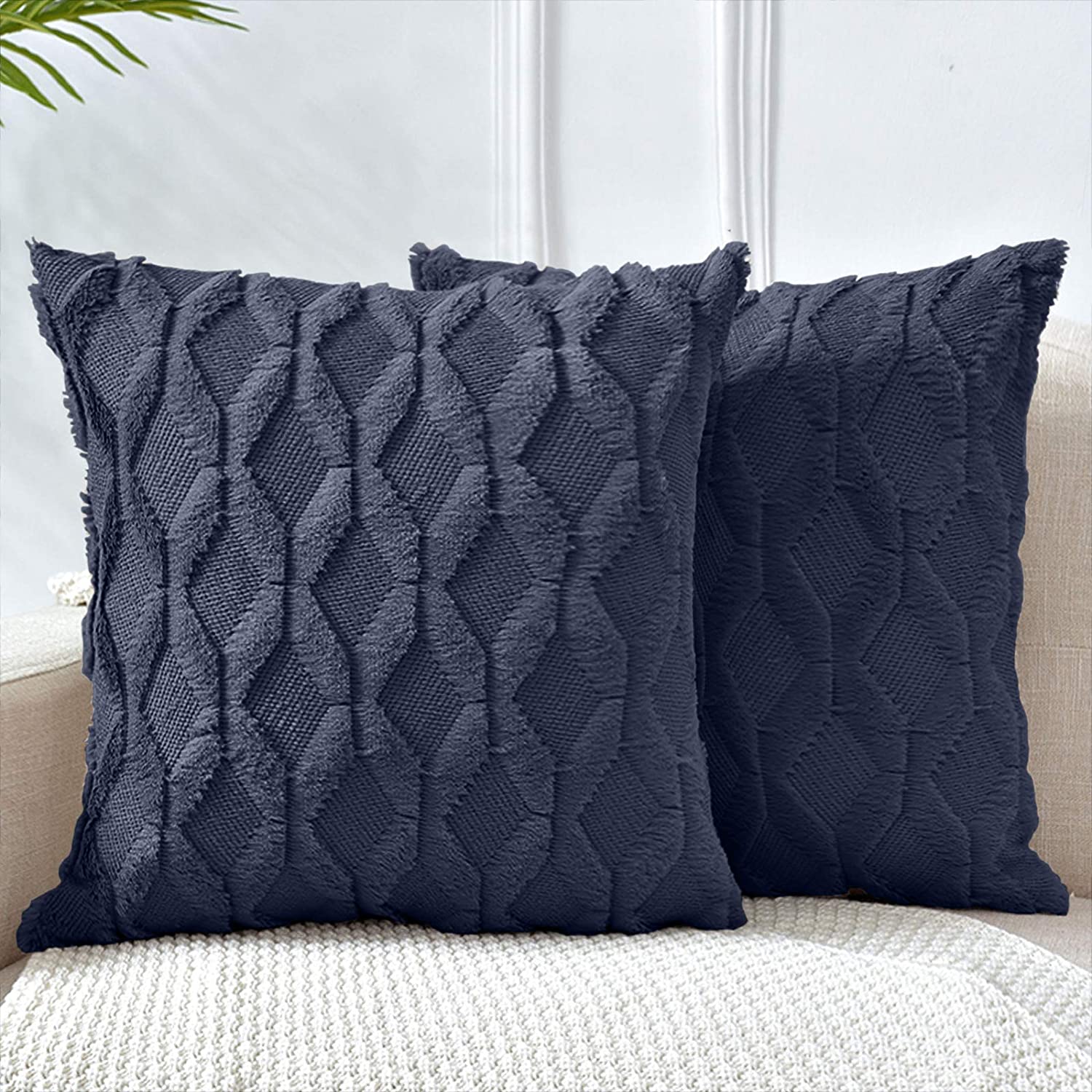 Pack of 1 Throw Pillow Wide Variety of Colors size 18"x18", 12"x20" with insert - Image 11