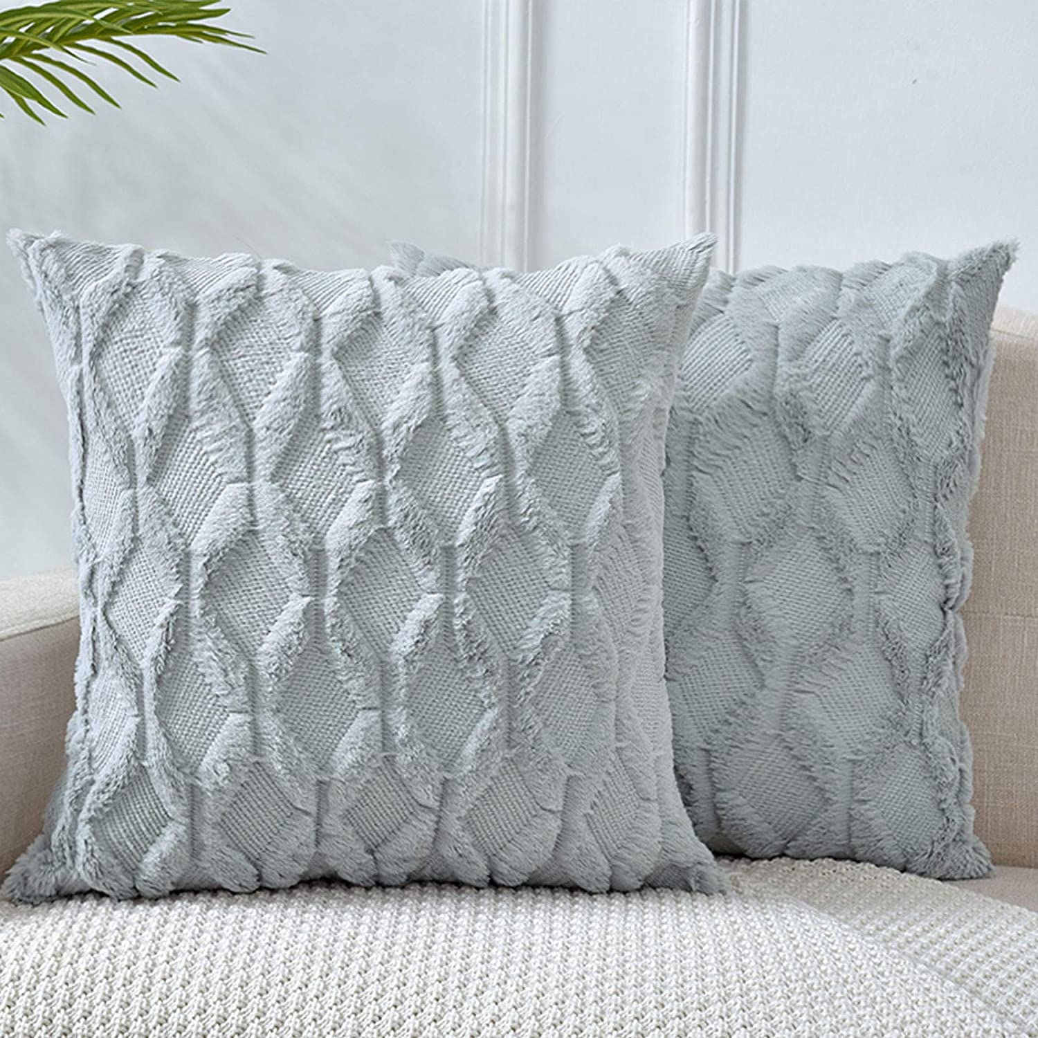 Pack of 1 Throw Pillow Wide Variety of Colors size 18"x18", 12"x20" with insert - Image 12