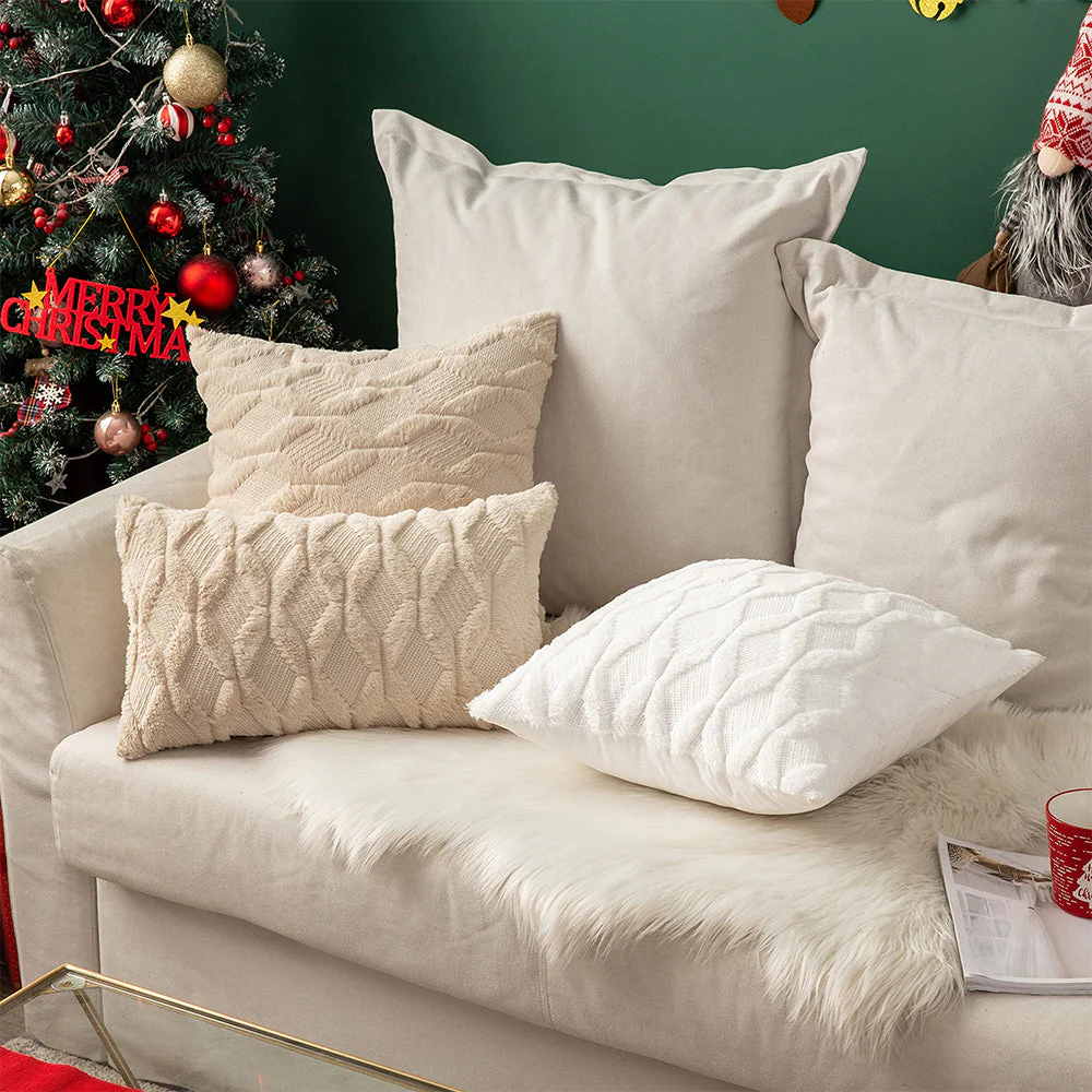 Pack of 1 Throw Pillow Wide Variety of Colors size 18"x18", 12"x20" with insert - Image 2