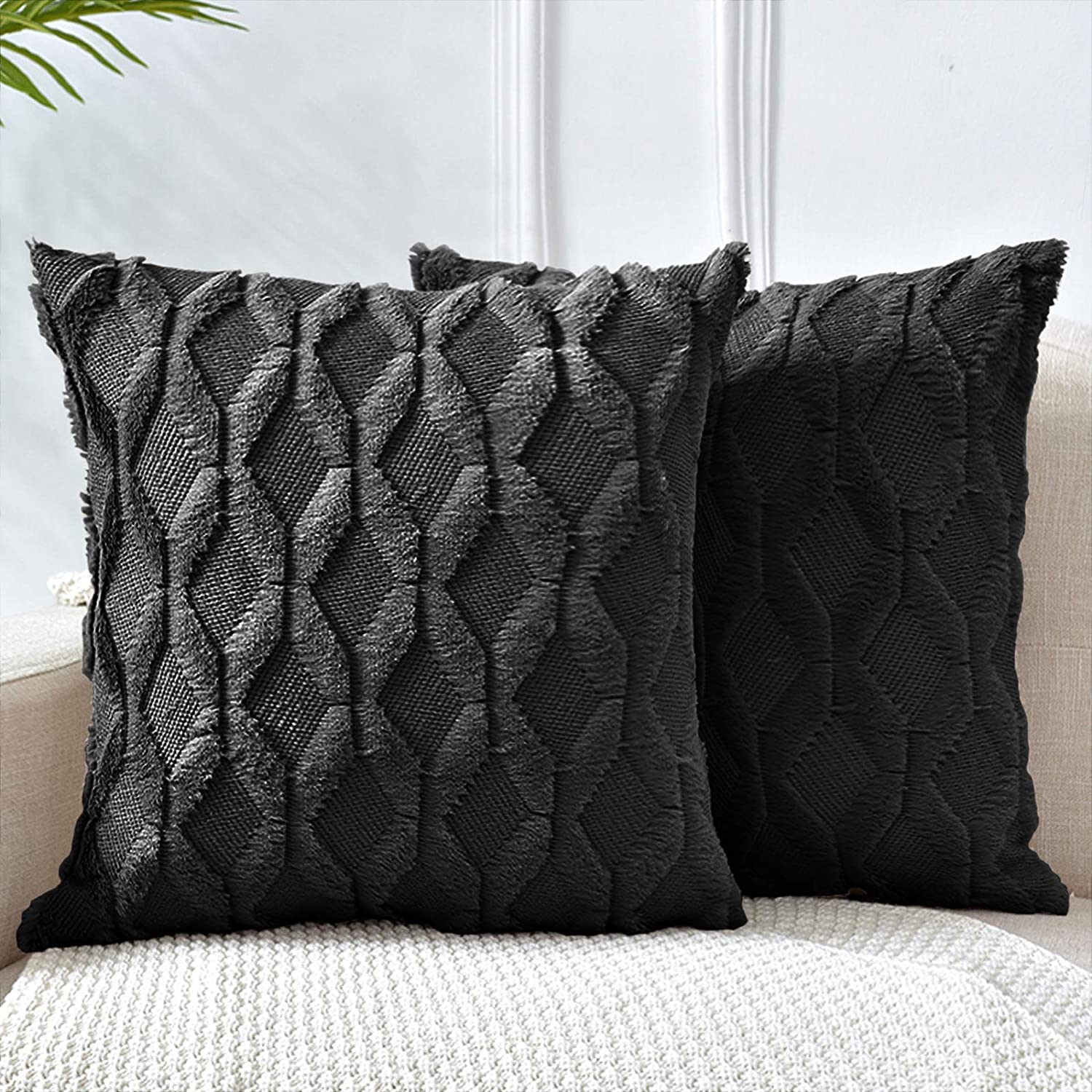 Pack of 1 Throw Pillow Wide Variety of Colors size 18"x18", 12"x20" with insert - Image 21