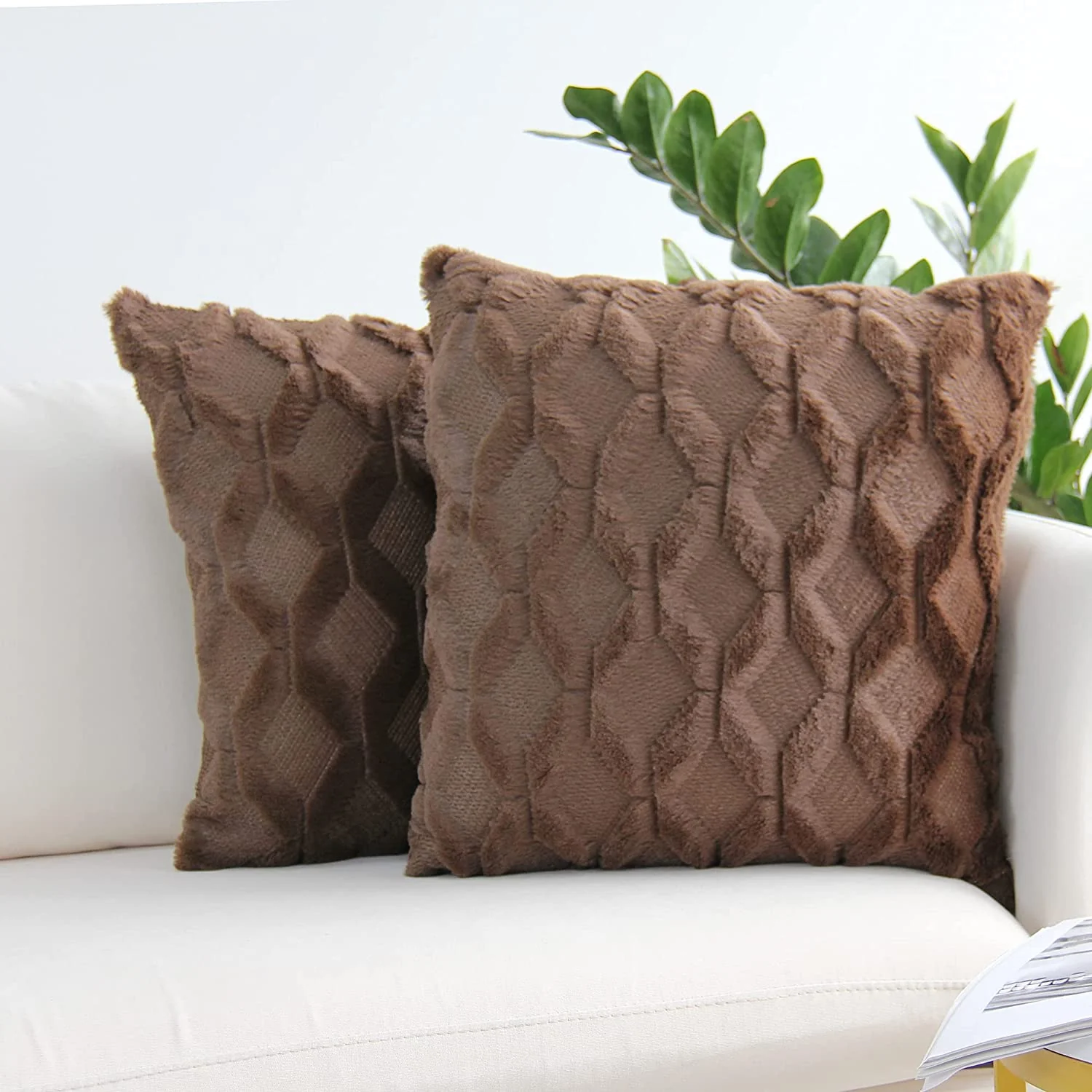 Pack of 1 Throw Pillow Wide Variety of Colors size 18"x18", 12"x20" with insert - Image 27