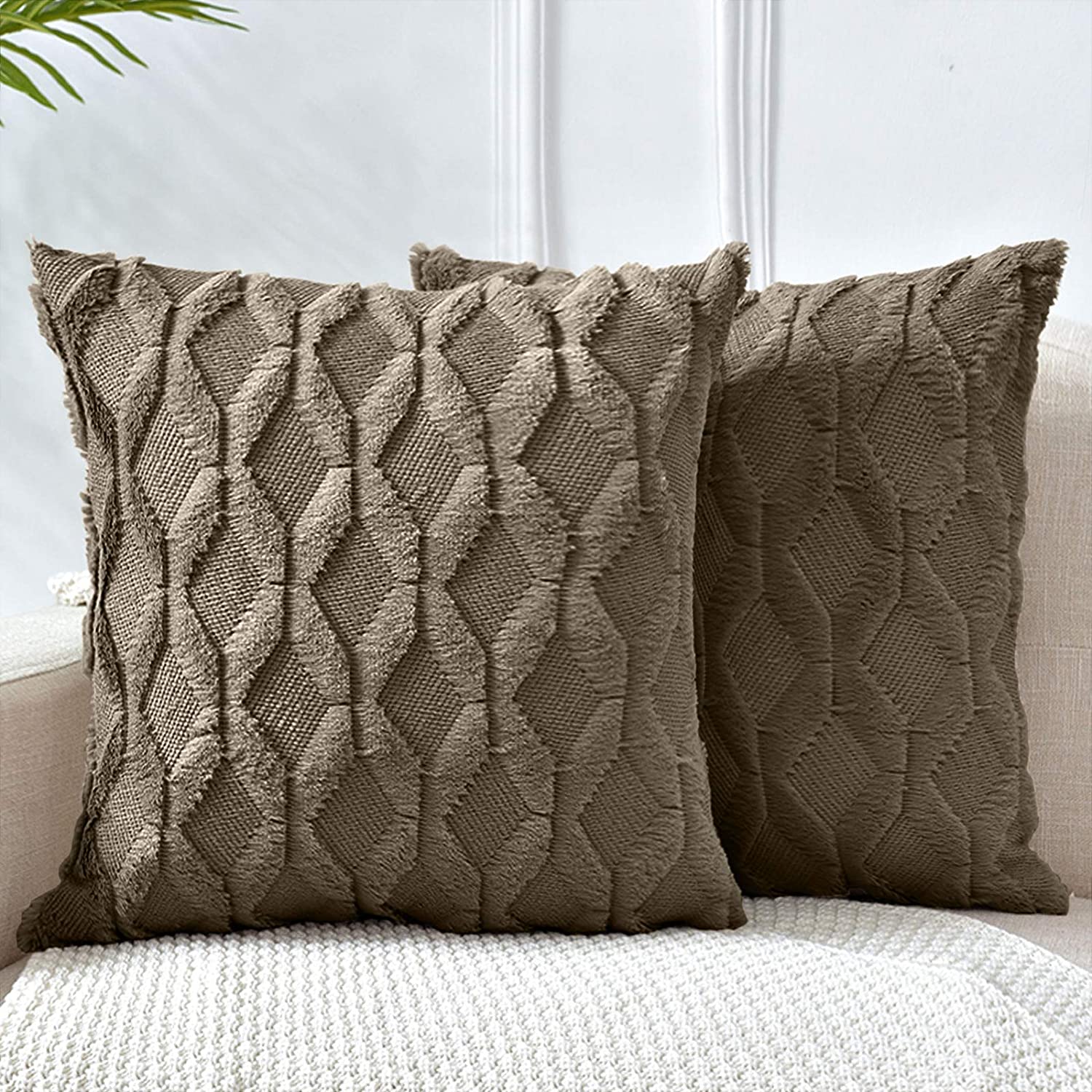 Pack of 1 Throw Pillow Wide Variety of Colors size 18"x18", 12"x20" with insert - Image 28