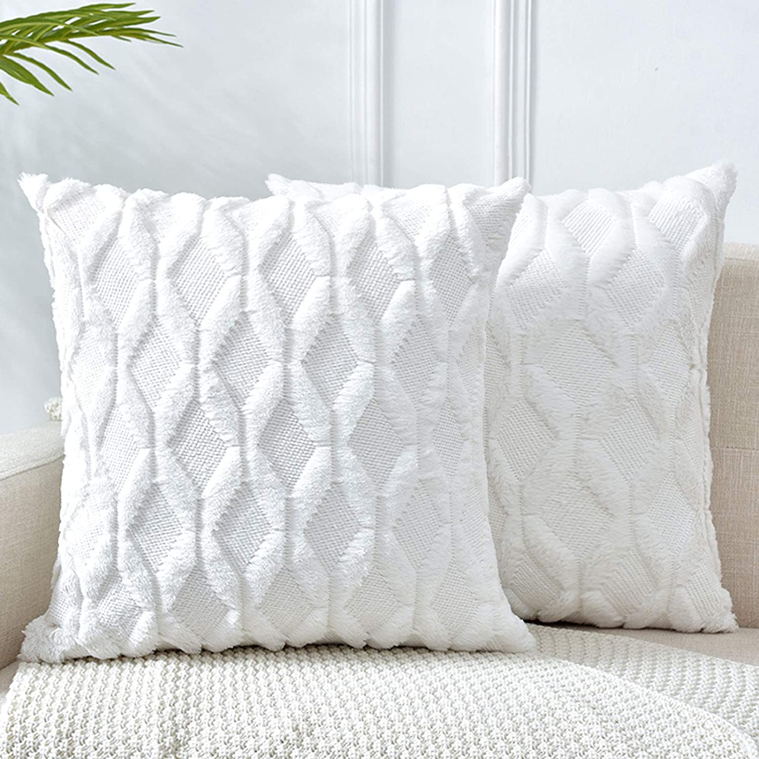 Pack of 1 Throw Pillow Wide Variety of Colors size 18"x18", 12"x20" with insert - Image 3