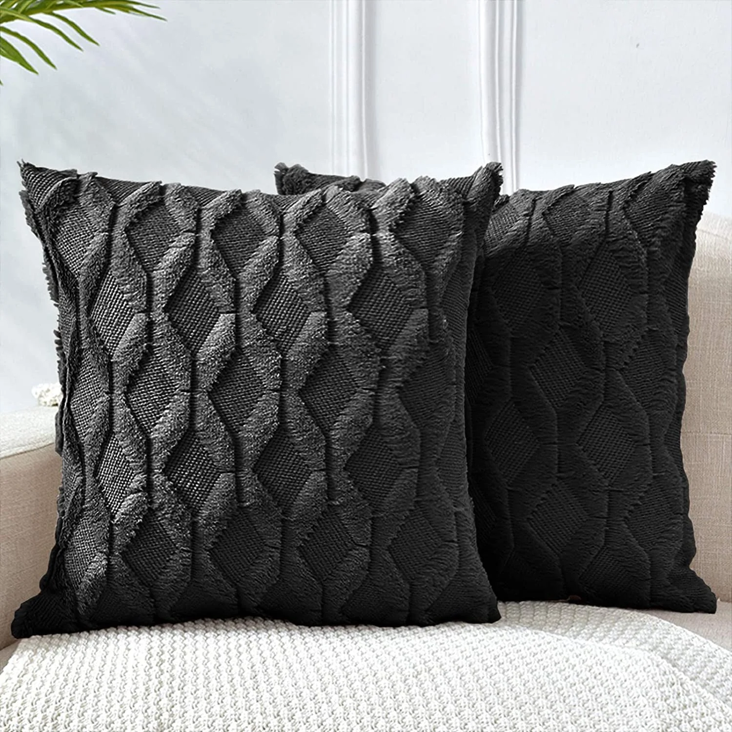Pack of 1 Throw Pillow Wide Variety of Colors size 18"x18", 12"x20" with insert - Image 30