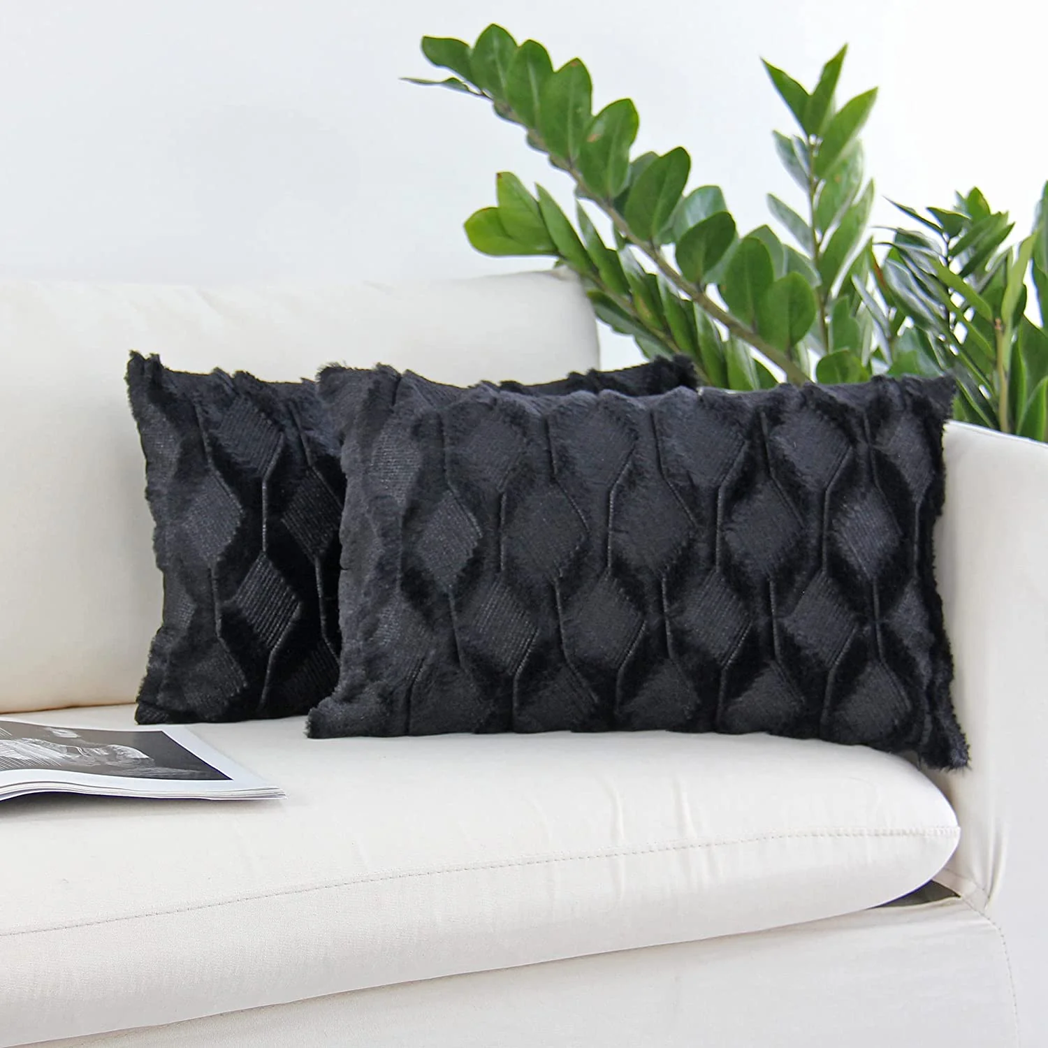 Pack of 1 Throw Pillow Wide Variety of Colors size 18"x18", 12"x20" with insert - Image 39