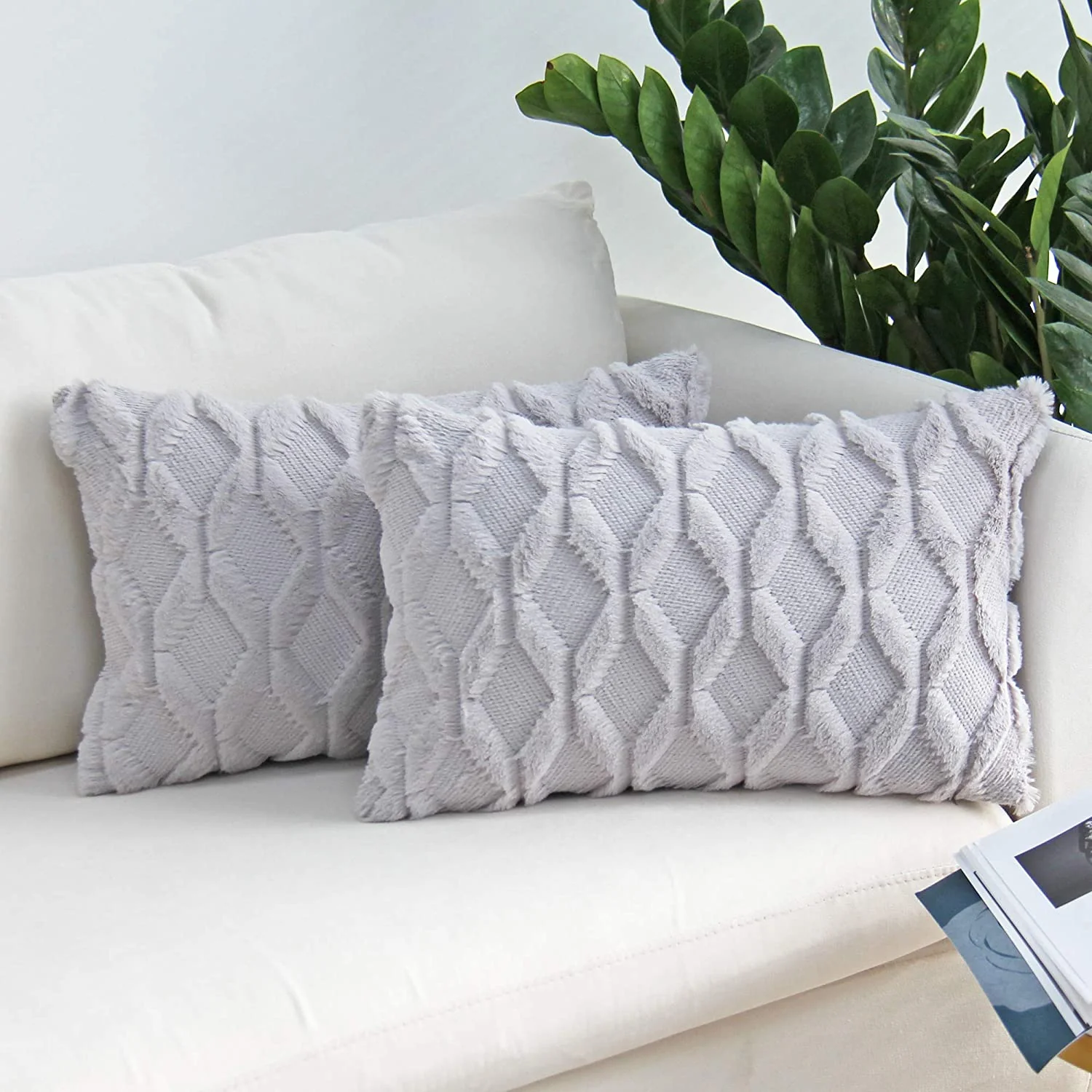 Pack of 1 Throw Pillow Wide Variety of Colors size 18"x18", 12"x20" with insert - Image 41