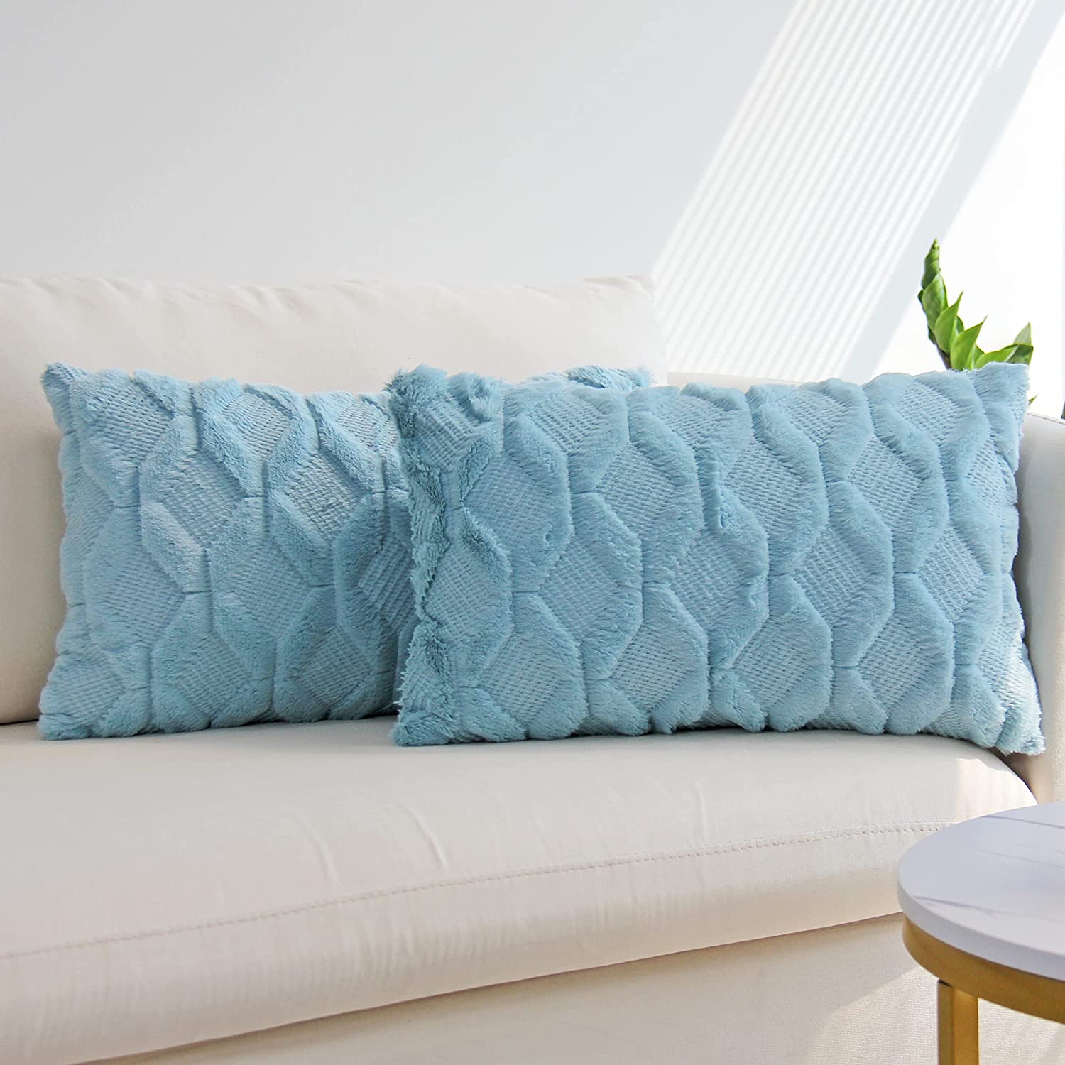 Pack of 1 Throw Pillow Wide Variety of Colors size 18"x18", 12"x20" with insert - Image 49