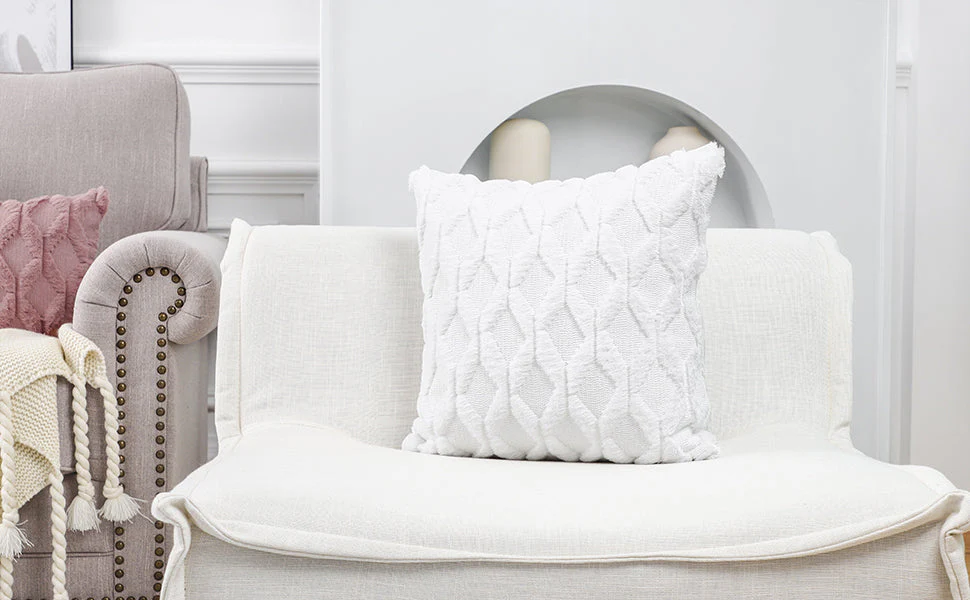 Pack of 1 Throw Pillow Wide Variety of Colors size 18"x18", 12"x20" with insert - Image 7